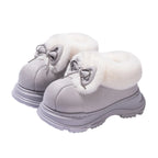 Women's Warm Plush Platform Slipper Boots