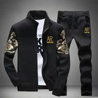 Men's Casual Sweatshirt and Sweatpants Two Piece Tracksuit Set