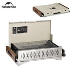 Folding Camping BBQ Grill and Stainless Steel Portable Charcoal Oven