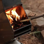 Collapsible Rocket Wood Stove for Camping and BBQ
