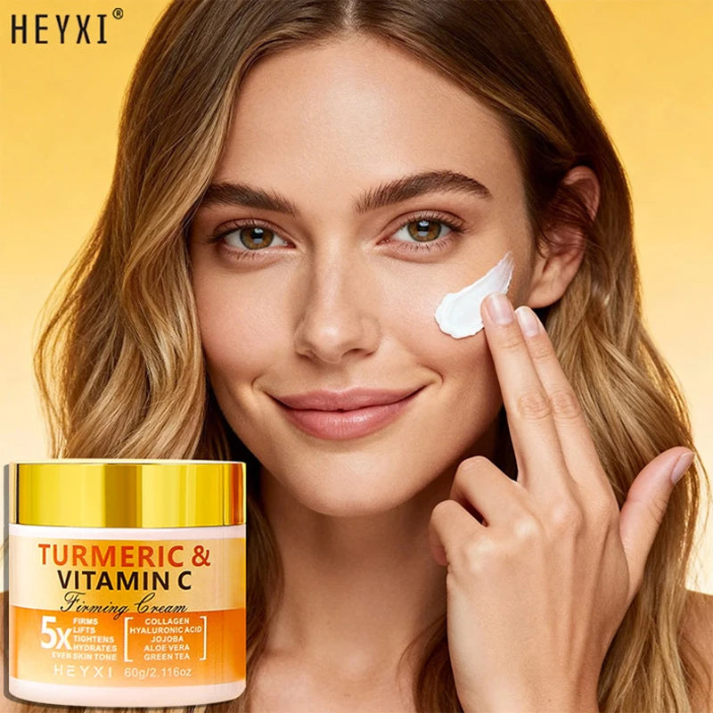 Unisex Turmeric Vitamin C Firming Moisturizing Face Cream