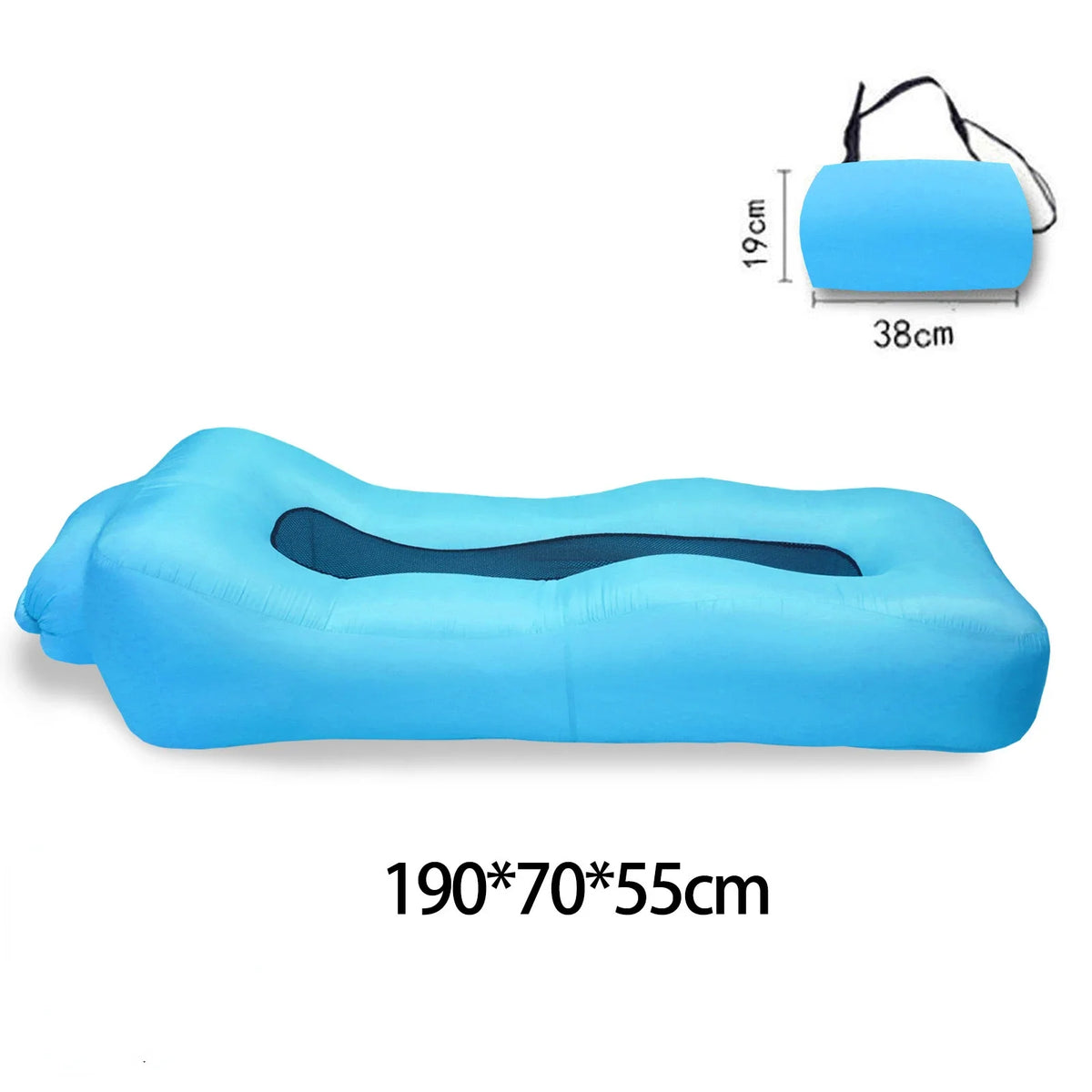 Inflatable Sofa Bed and Portable Ultralight Camping Lounge Chair