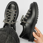 Men's Fashion Color Block Round Toe Flat Casual Shoes
