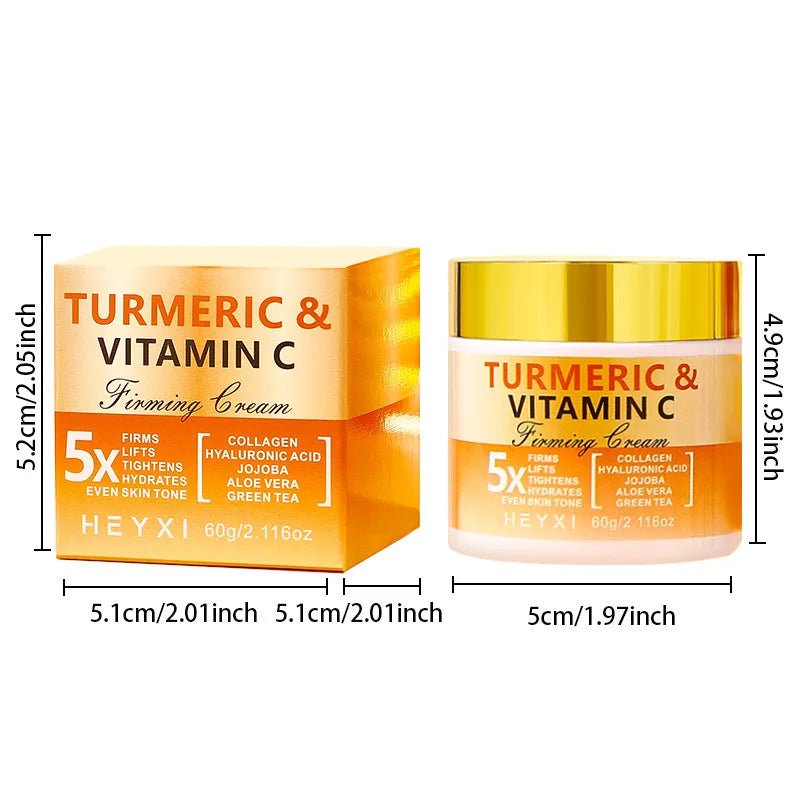 Unisex Turmeric Vitamin C Firming Moisturizing Face Cream