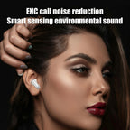 TWS Wireless Bluetooth 5.4 In Ear Earbuds Touch Screen ANC V11