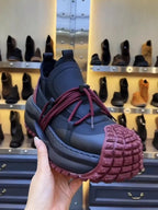 Men's Warm Fleece Lining Platform Running Shoes