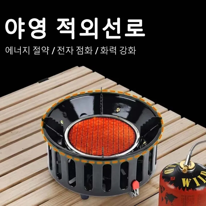 19800W 7-Core Camping Gas Stove and High Power Outdoor Burner