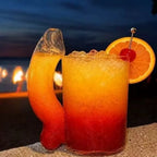Novelty D-Cup Shaped Glass and Thick Cocktail Beverage Mug