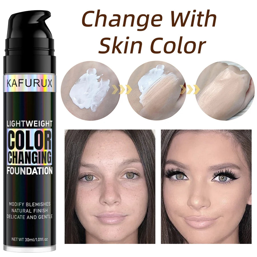 Unisex Magic Color Changing Liquid Foundation Cream K7113E 1 fl oz