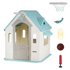 Kids 5 in 1 Sports Activity Cottage Playhouse Toy Set