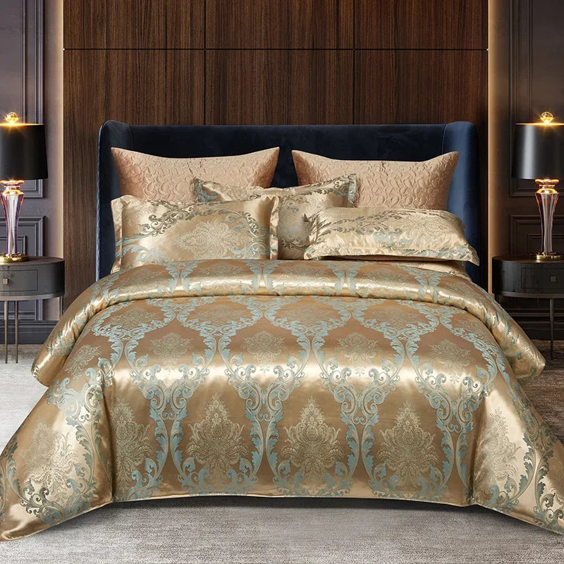 European Luxury Soft Duvet Cover and Bedroom Bedding Set