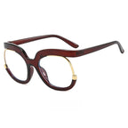 Women's Trendy Round Frame Oversized Reading Glasses