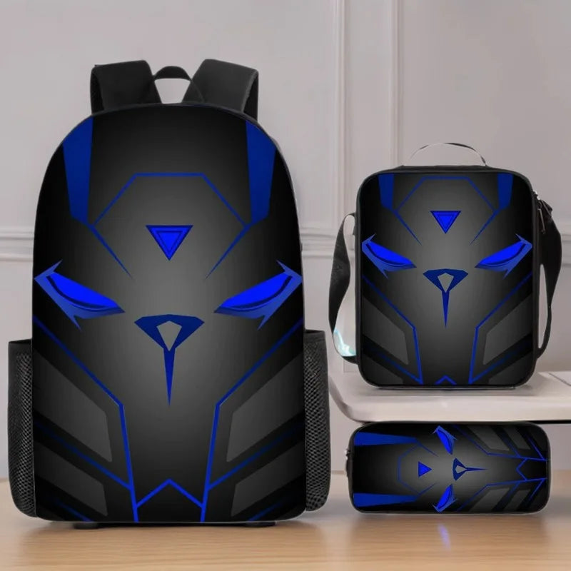 Kids' Fashion Oxford 3D Print School Backpack Set