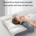 Ergonomic Zoned Traction Cervical Pillow Neck Support Grey