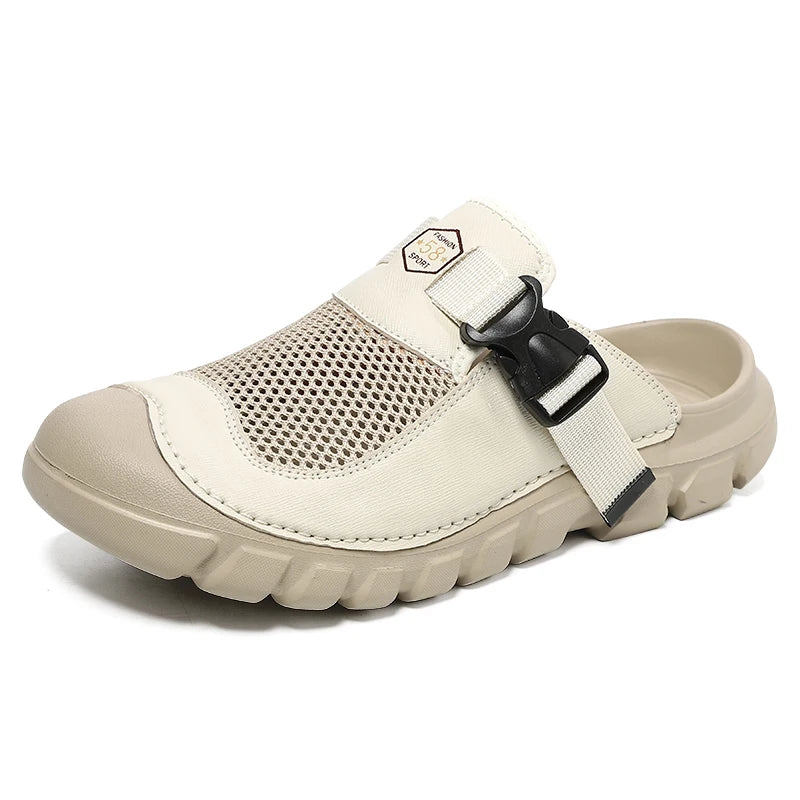 Men's Casual Mesh Sandals Anti-Slip Breathable Water Beach Shoes