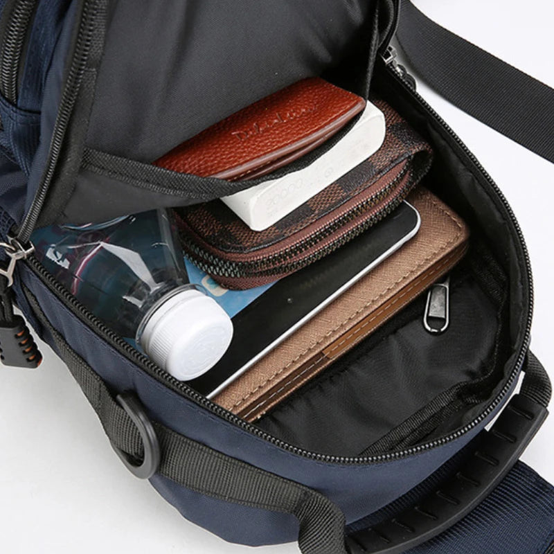 Men's Fashion Oxford Casual Crossbody Chest Bag