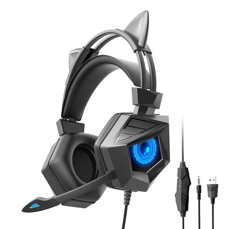 Over-Ear Wired Stereo Bass Gaming Headset with Microphone SY-15