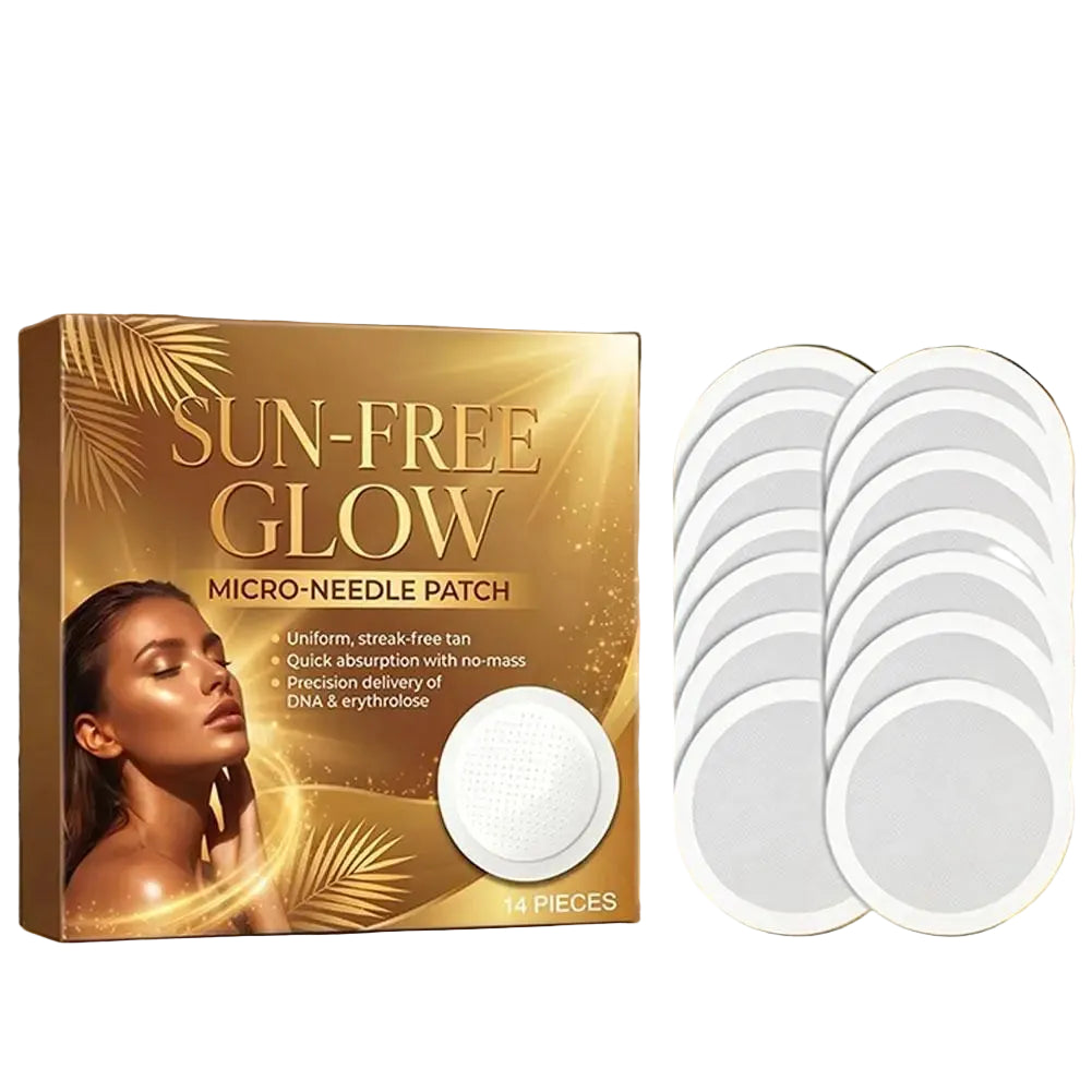 Unisex Microneedle Sunless Tanning Glow Patches 14 Count