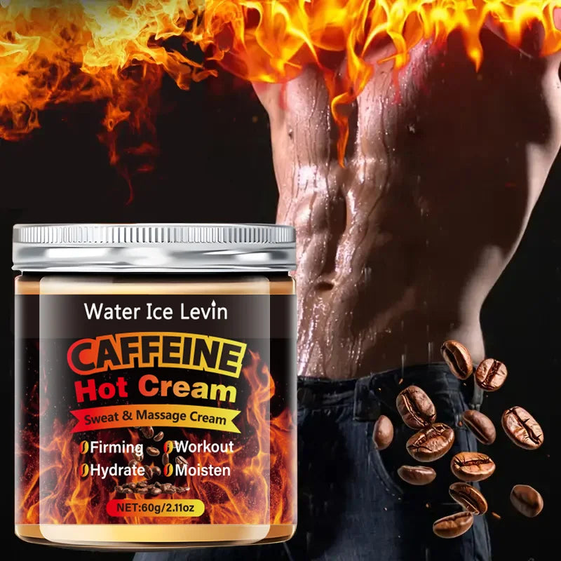 Unisex Caffeine Thermal Firming Massage Body Cream 2.1 oz