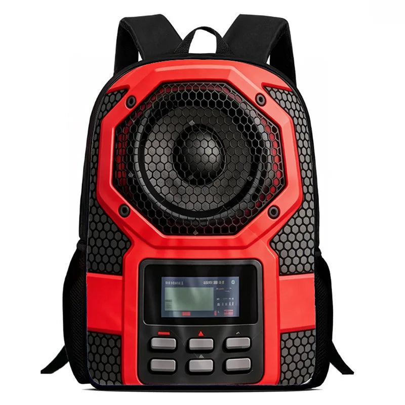 Kids' Speaker Printed Large Capacity School Travel Backpack