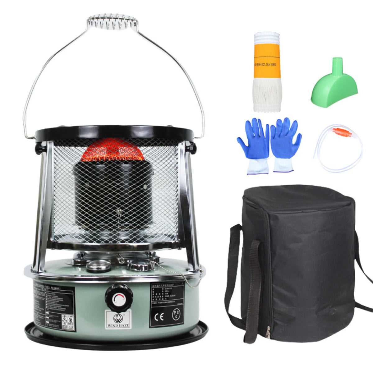Liftable Kerosene Stove Heater and Outdoor Windproof Camping Cooking Stove