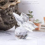 Crystal Cut Butterfly Ornament and Desktop Tabletop Figurine