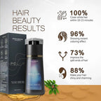 Unisex Natural Semi-Permanent Gray Hair Dye Shampoo 6.8 fl oz