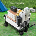 Multifunctional Folding Camping Cart with 40-Gallon Capacity