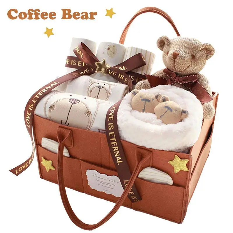 Unisex Cotton Newborn Clothes and Baby Gift Set 14-Piece