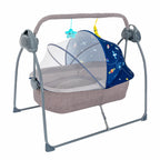 Foldable Baby Cradle Swing and Electric Rocking Bassinet