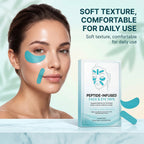 Unisex Peptide-Infused Face & Eye Wrinkle Smoothing Tape Patches