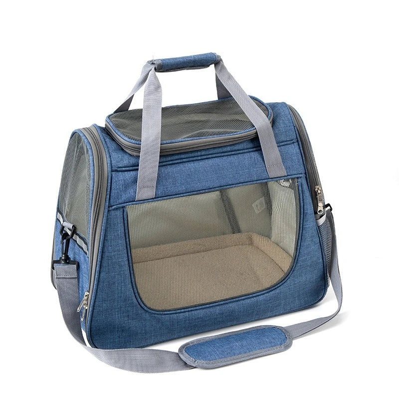 Portable Breathable Detachable Universal Wheel Pet Trolley Bag QS-008-L