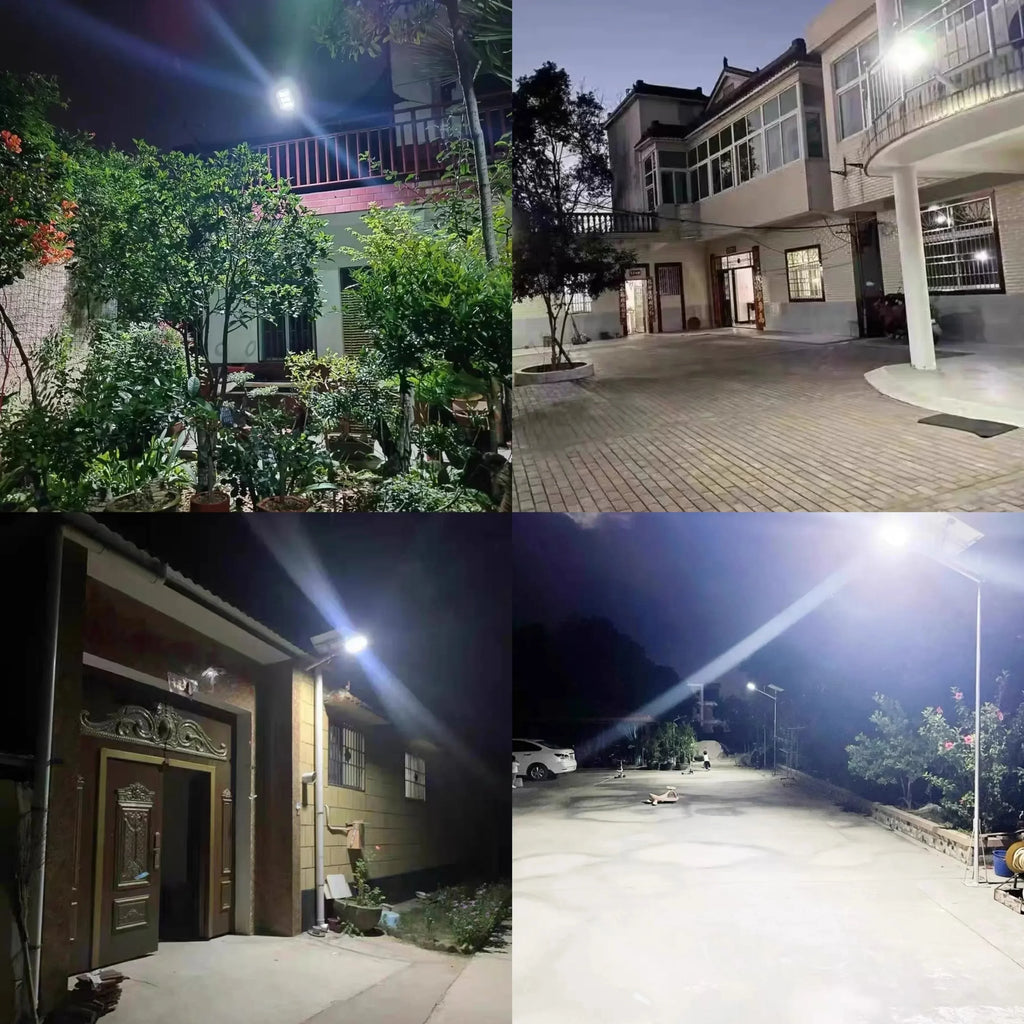 Outdoor Solar Motion Sensor Light and Waterproof LED Garden Lamp