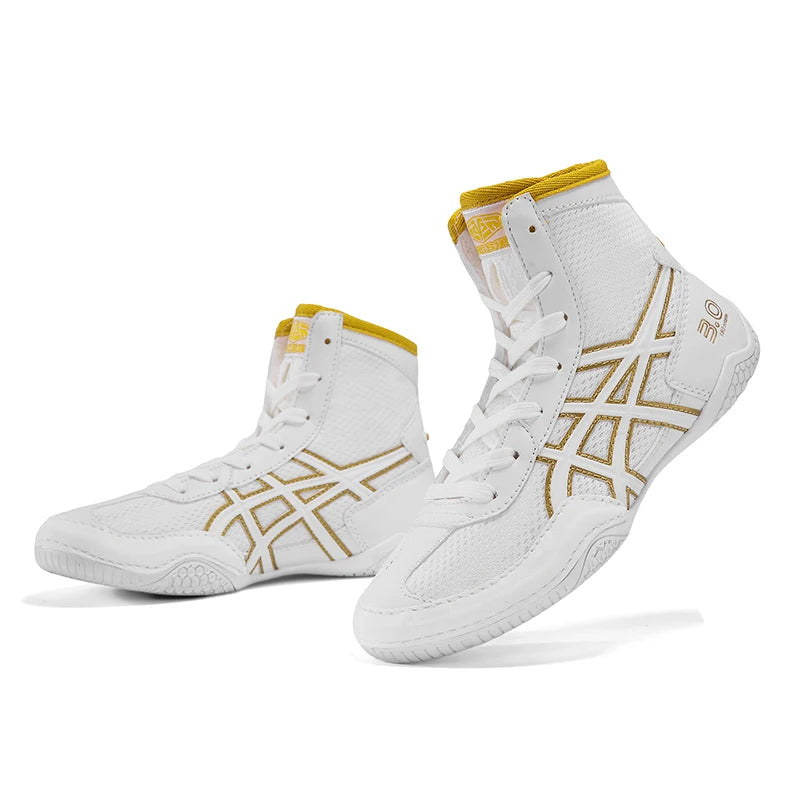 Unisex High Top Anti-Slip Wrestling Boxing Shoes