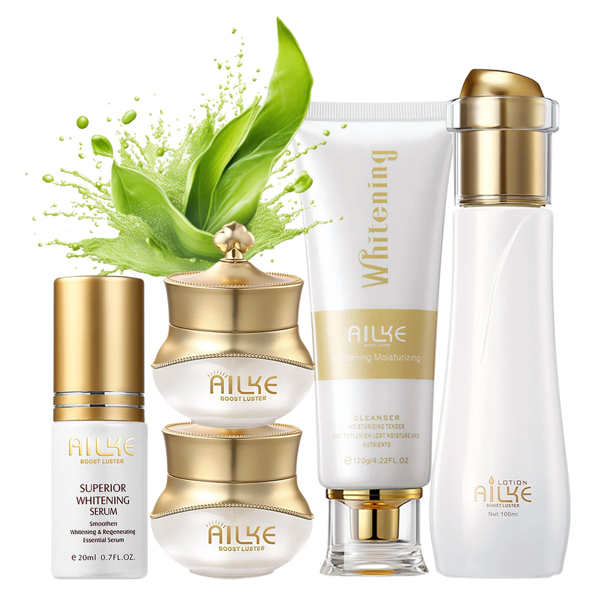 Whitening Anti-Wrinkle Face Cream and Serum Skincare Set