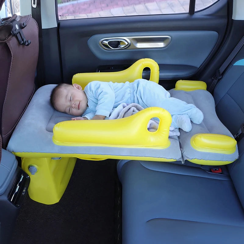 Kids' Portable Airplane Bed Seat Extender Light Grey