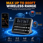 Wireless Bluetooth Meat Thermometer with LCD Screen for Smoker BBQ