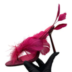 Women's Feather Embellished Split Toe Thin High Heel Sandals