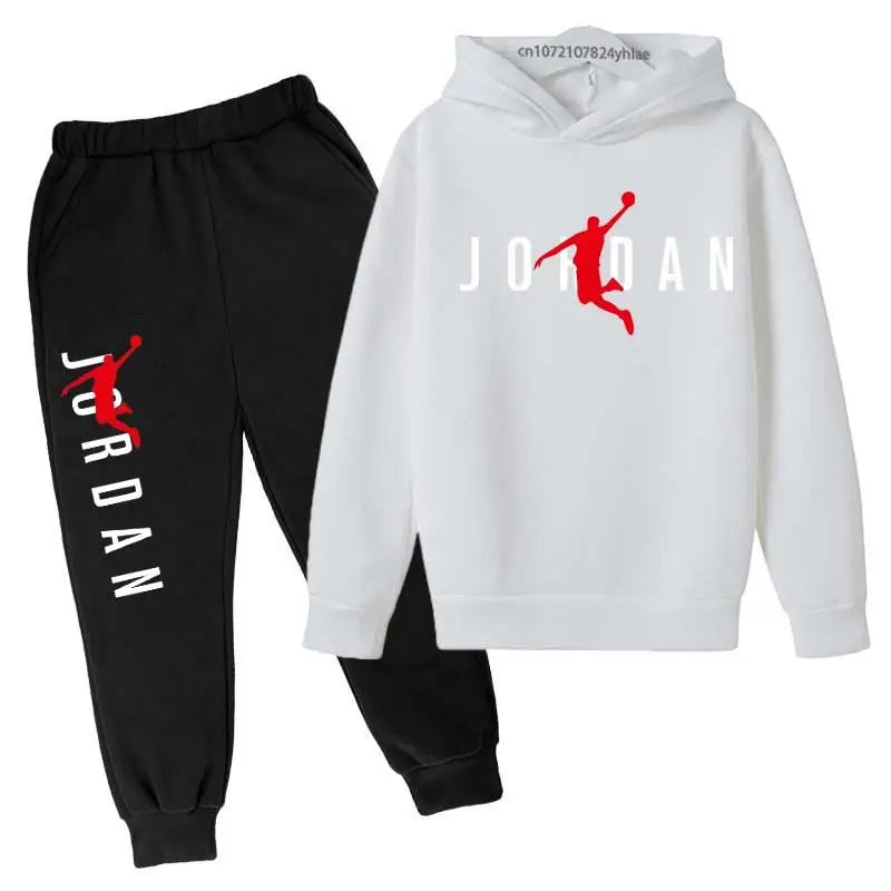 Kids Unisex Hoodie and Pants Tracksuit Set