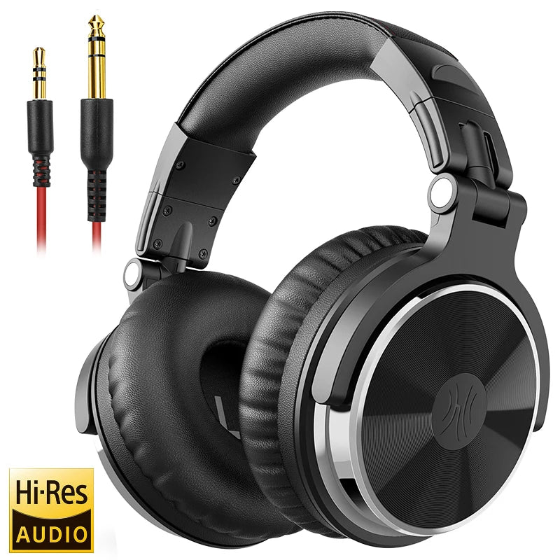 Professional DJ Studio Monitor Over Ear Wired Gaming Headset