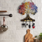 Tree of Life Wooden Wall Key Hanger and Hanging Decoration