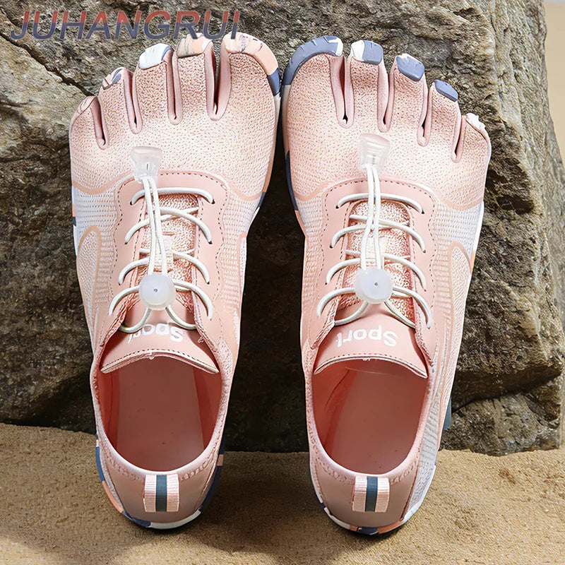 Unisex Breathable Mesh Barefoot Five-Finger Shoes Wide Toe