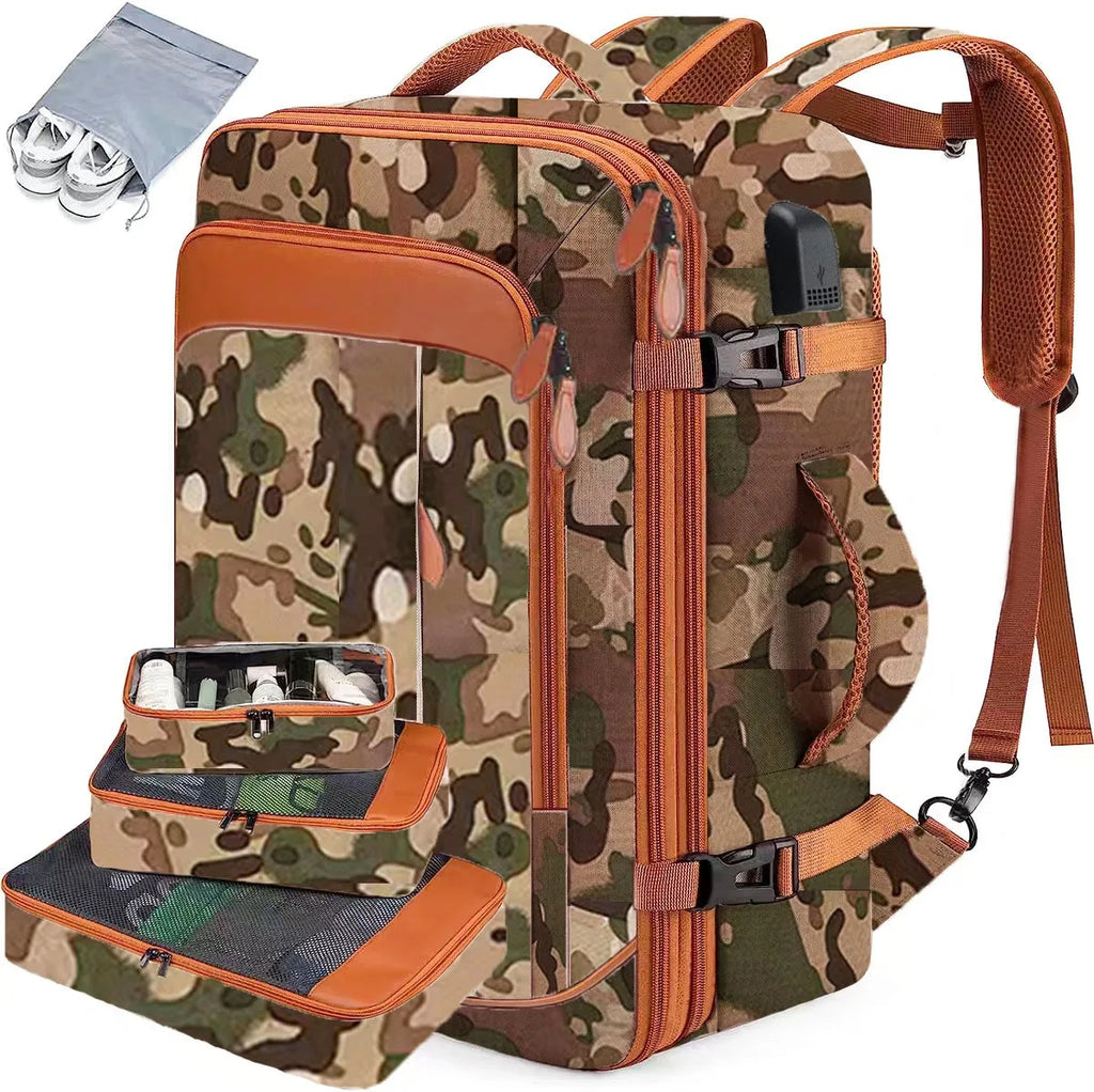 Unisex Waterproof Expandable Travel Luggage Backpack 8092