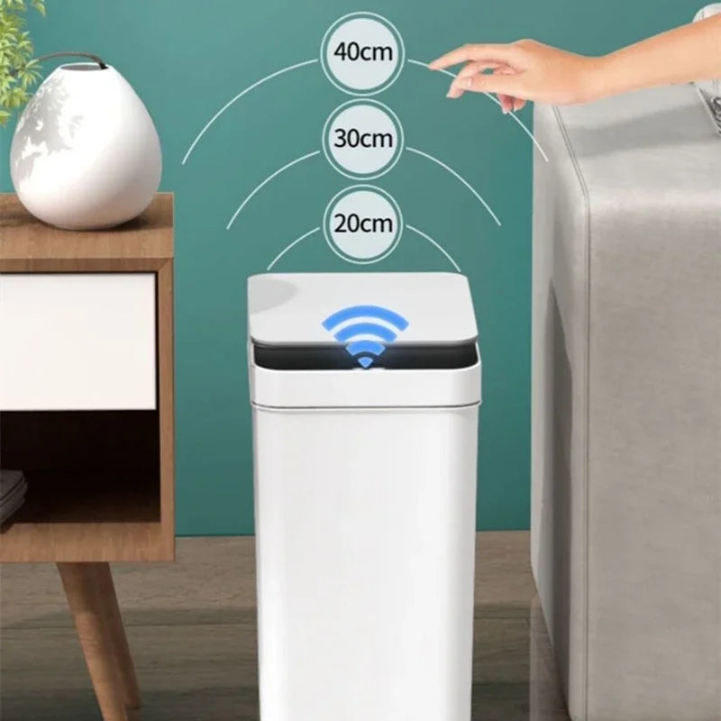 Automatic Smart Motion Sensor Trash Can with USB Charging
