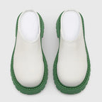 Men's Platform Leather Slip-On Mule Loafers