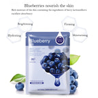 30pcs Fresh Fruits Facial Mask Set Moisturizing Hydrating Skincare