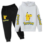 Kids' Cartoon Hoodie Sweatshirt Pants Two-Piece Set