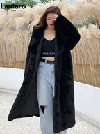 Women's Thick Warm Hooded Faux Fur Coat