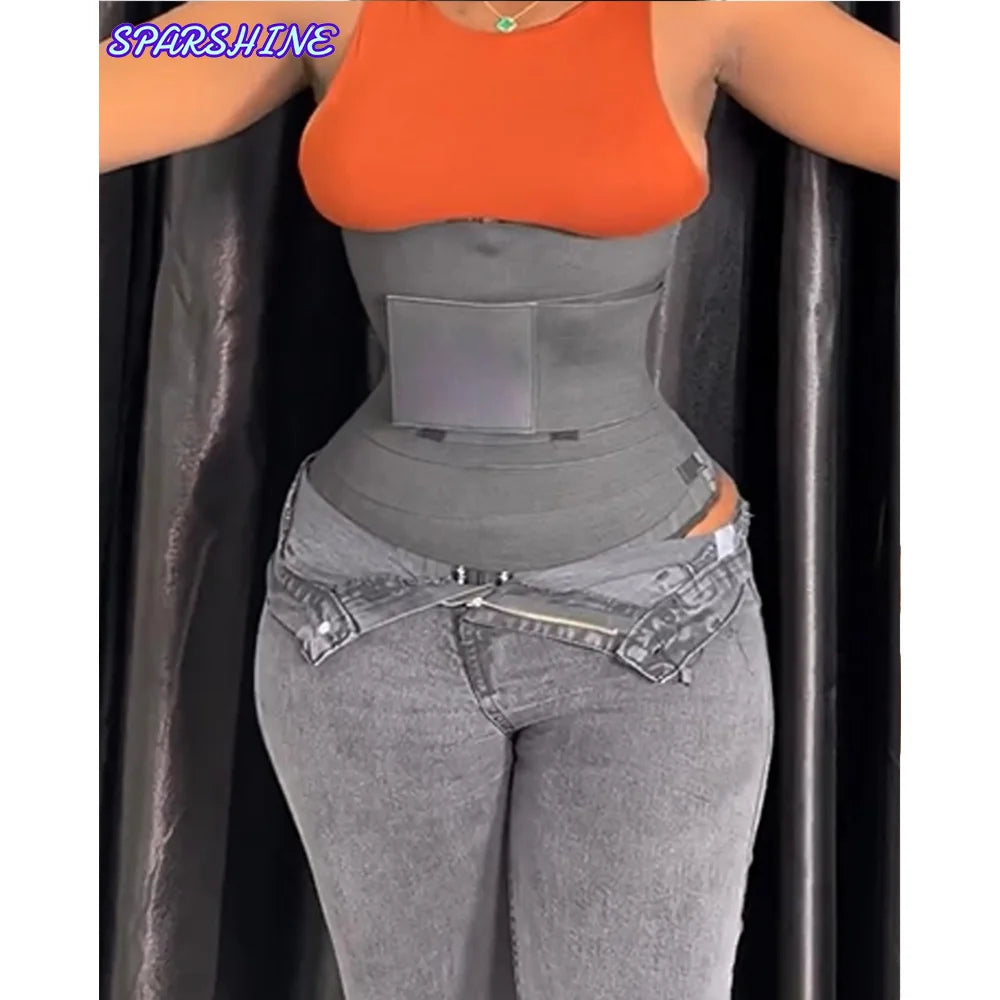 Women's Postpartum Firm Control Waist Trainer Vest Black