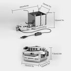 6000W Folding Wood Burning Stove with Electronic Blower